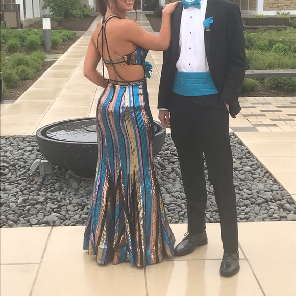 Madison James Sequin Dress - Picture 4 of 7